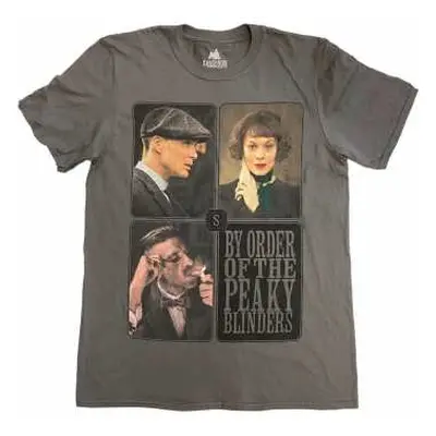 Peaky Blinders Unisex T-shirt: Portraits Grid (xx-large) XXL