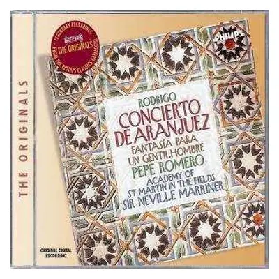 CD Joaquín Rodrigo: Concerto De Aranjuez - Fantasia Para Un Gentilhombre