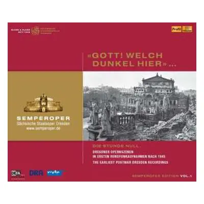 3CD/DVD Ludwig van Beethoven: Semperoper Edition Vol.1 - "gott, Welch Dunkel Hier" ...