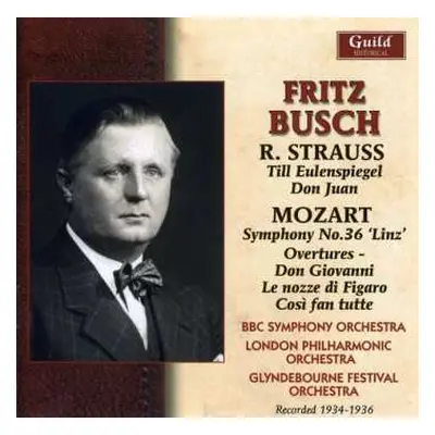 CD Richard Strauss: Fritz Busch Dirigiert