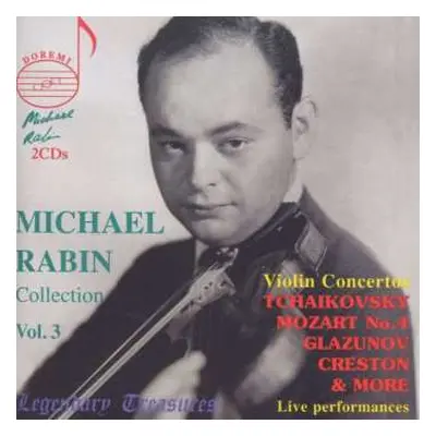 2CD Niccolò Paganini: Michael Rabin - Legendary Treasures Vol.3