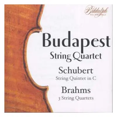 CD Johannes Brahms: String Quintet In C / 3 String Quartets