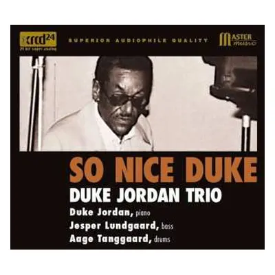 CD Duke Jordan Trio: So Nice Duke