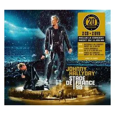 2CD/2DVD Johnny Hallyday: Stade De France 98 (Intégrale Du Concert Du 11 Septembre)