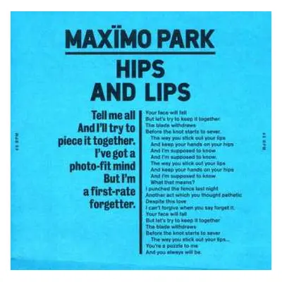 SP Maxïmo Park: Hips And Lips