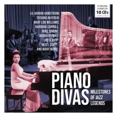 10CD/Box Set Various: Piano Divas - Milestones of Jazz Legends