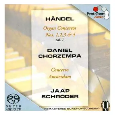 SACD Georg Friedrich Händel: Organ Concertos - Nos. 1, 2, 3 & 4 - Vol. 1