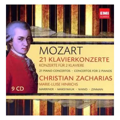 9CD Wolfgang Amadeus Mozart: 21 Piano Concertos & Concertos for 2 Pianos