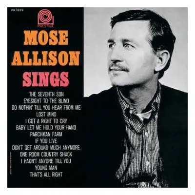 CD Mose Allison: Mose Allison Sings