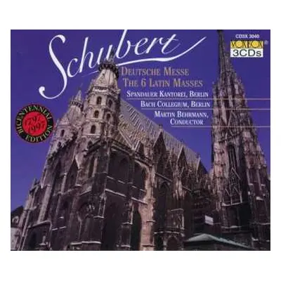 3CD Franz Schubert: Sämtliche Messen