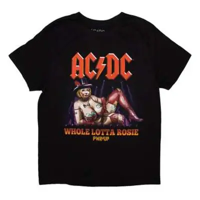 Ac/dc Unisex T-shirt: Whole Lotta Germany Pwr-up Eu Tour '24 (back Print & Ex-tour) (medium) M