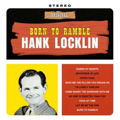 CD Hank Locklin: Born To Ramble