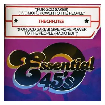 CD The Chi-Lites: (for God Sakes) Give More Power To People