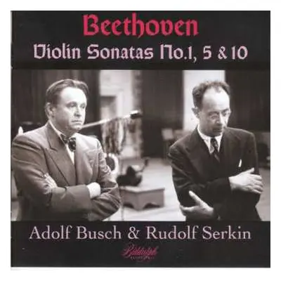 CD Ludwig van Beethoven: Violinsonaten Nr.1,5,10