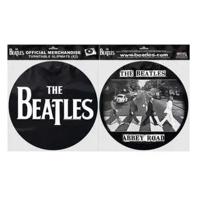 Slipmat Set Drop T Logo The Beatles & Abbey Road