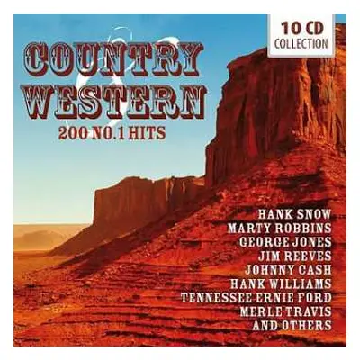 10CD/Box Set Various: Country & Western 200 No.1 Hits