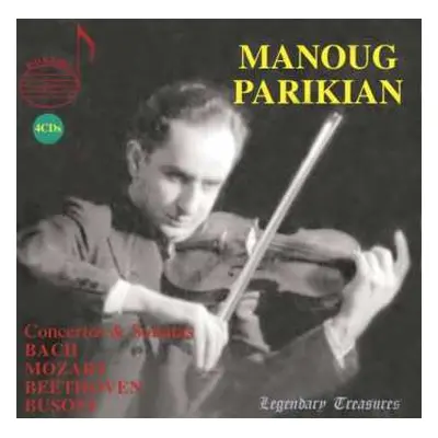 4CD Johann Sebastian Bach: Mnoug Parikian - Legendary Treasures