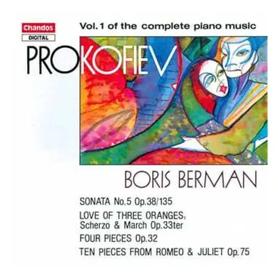 CD Sergei Prokofiev: Vol. 1 Of The Complete Piano Music