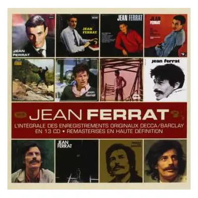 13CD/Box Set Jean Ferrat: L'intégrale Des Enregistrements Originaux Decca/Barclay