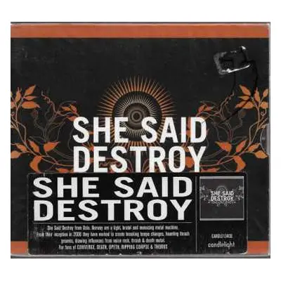 CD She Said Destroy: Time Like Vines