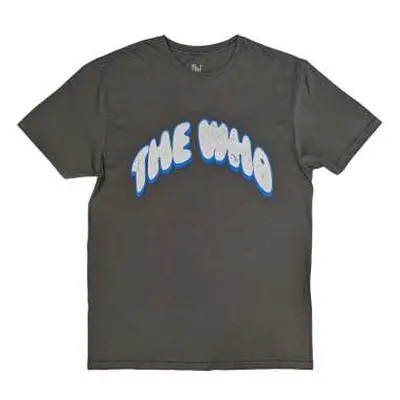 The Who Unisex T-shirt: Flag Cartoon (back Print) (x-large) XL