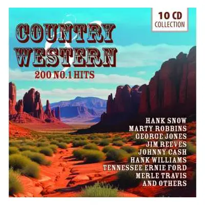 10CD Various: Country & Western: 200 No. 1 Hits