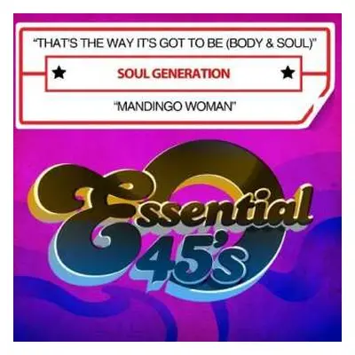 CD Soul Generation: That's Way It's Got To Be