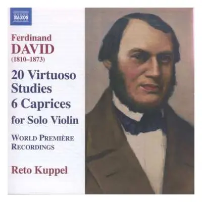 CD Ferdinand David: Etüden Nr.1-20 Für Violine Solo