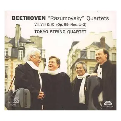 2CD Ludwig van Beethoven: "Razumovsky" Quartets VII, VIII & IX (Op. 59, Nos. 1-3)