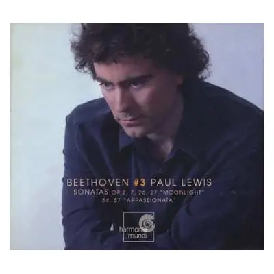 3CD Ludwig van Beethoven: #3 : Sonatas Op. 2, 7, 26 27 "Moonlight", 54, 57 "Appassionata"