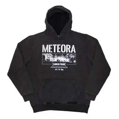 Linkin Park Unisex Pullover Hoodie: Meteora Wall Art (wash Collection) (x-large) XL