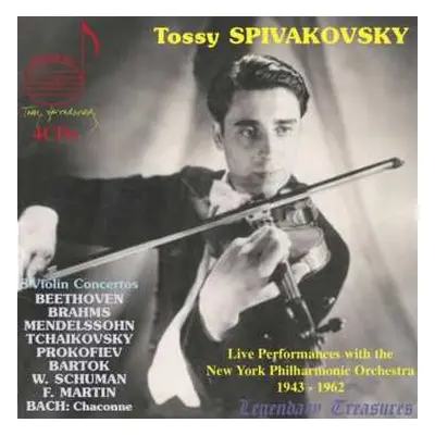 4CD Johann Sebastian Bach: Tossy Spivakovsky - Legendary Treasures