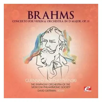 CD Johannes Brahms: Concerto Violin & Orchestra In D Major