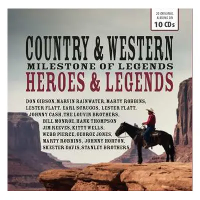 10CD Various: Country & Western Heroes & Legends