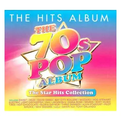 3CD Various: The Hits Album: The 70s Pop Album - The Star Hits Collection