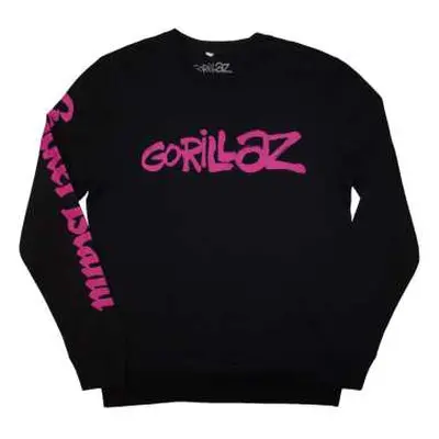 Gorillaz Unisex Sweatshirt: Craker Island Pazuzu Spiral (back & Sleeve Print) (x-large) XL