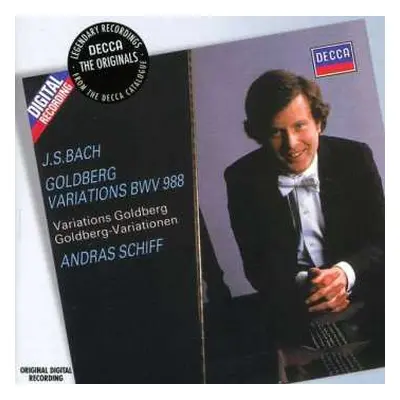 CD Johann Sebastian Bach: J. S. Bach: Goldberg Variations