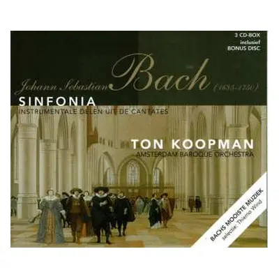 3CD Johann Sebastian Bach: Sinfonia (Instrumentale Delen Uit de Cantates)