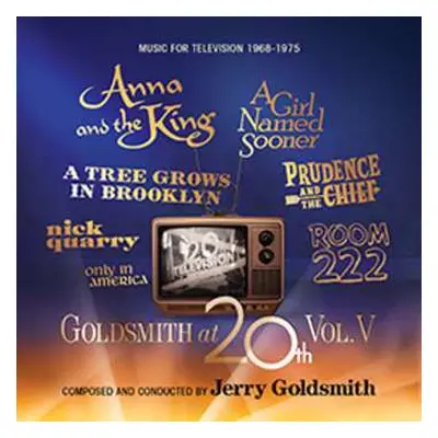 2CD Jerry Goldsmith: Goldsmith At 20th Vol. 5 - Music For Television 1968-1975 LTD