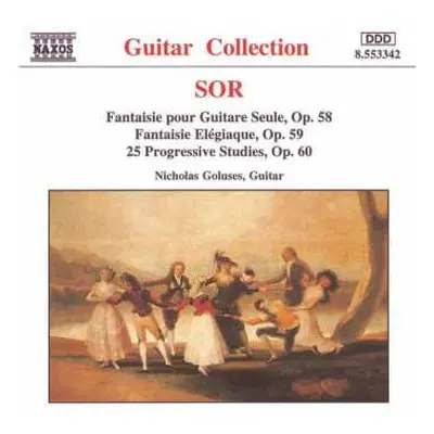 CD Fernando Sor: Sor: Guitar Music Opp. 58, 59 & 60