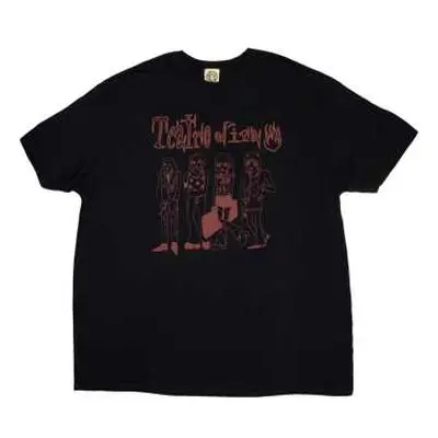 Maneskin Unisex T-shirt: Teatro D'ira Doodles (back Print & Ex-tour) (xx-large) XXL