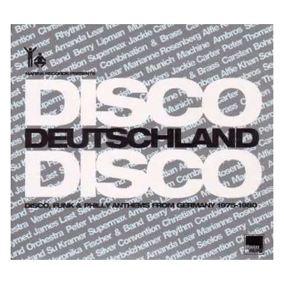 2LP Various: Disco Deutschland Disco (Disco, Funk & Philly Anthems From Germany 1975-1980) CLR