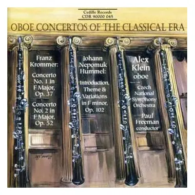 CD Johann Nepomuk Hummel: Oboe Concertos Of The Classical Era