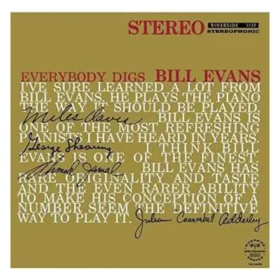 CD The Bill Evans Trio: Everybody Digs Bill Evans