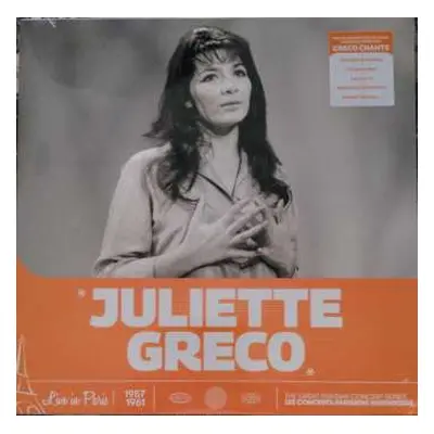 LP Juliette Gréco: Live In Paris 1957-1961