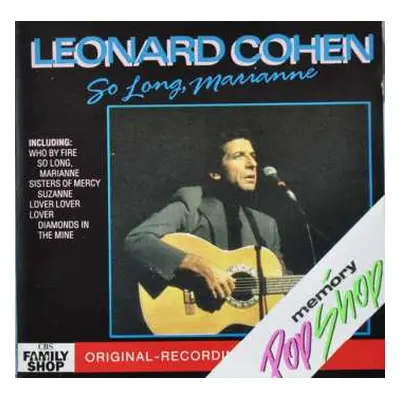 CD Leonard Cohen: So Long, Marianne