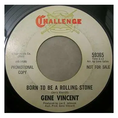 LP Gene Vincent: Born To Be A Rolling Stone