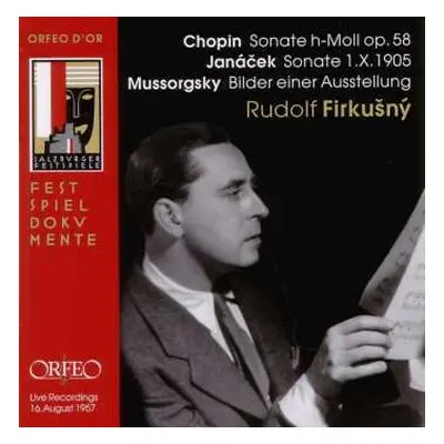 CD Rudolf Firkušný: Chopin, Janáček, Mussorgsky