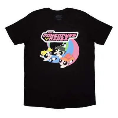 Cartoon Network Unisex T-shirt: Trio Flying Logo (large) L