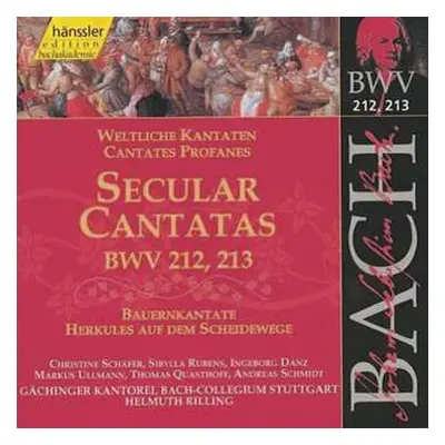 CD Johann Sebastian Bach: Secular Cantatas BWV 212, 213